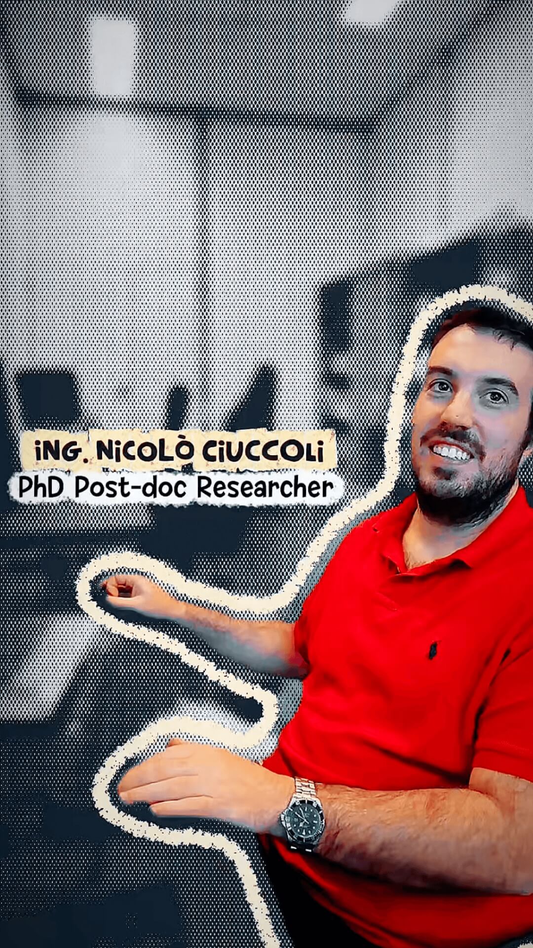L’Ing. Nicolò Ciuccoli, Post-Doc Researcher del WWEELab, lavora sui sistemi di automazione e controllo dei piloti sperimentali del laboratorio.