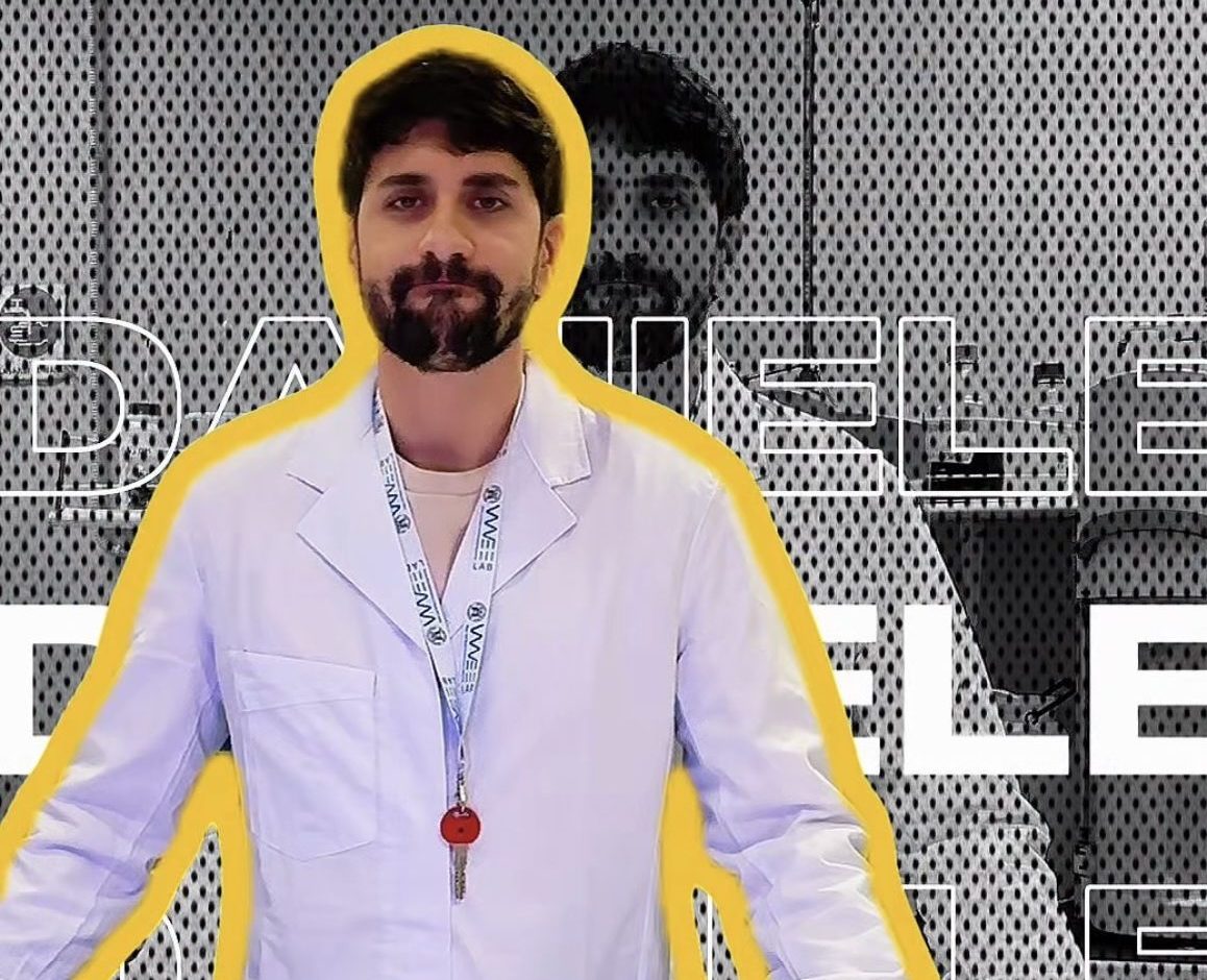 Daniele Caterino, PhD Researcher in Chimica del gruppo WWEELab UNIVPM, durante le attività di ricerca su valorizzazione dei rifiuti e delle acque reflue nei progetti europei VALZEO e ONE EARTH