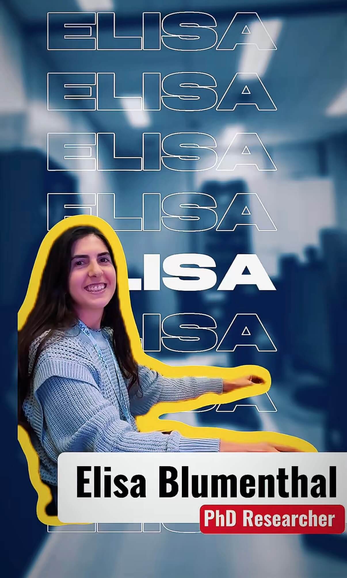 Elisa Blumenthal, PhD Researcher in Environmental Engineering e membro del WWEELab, durante le attività di ricerca su sostenibilità ambientale e Life Cycle Assessment nel settore idrico.