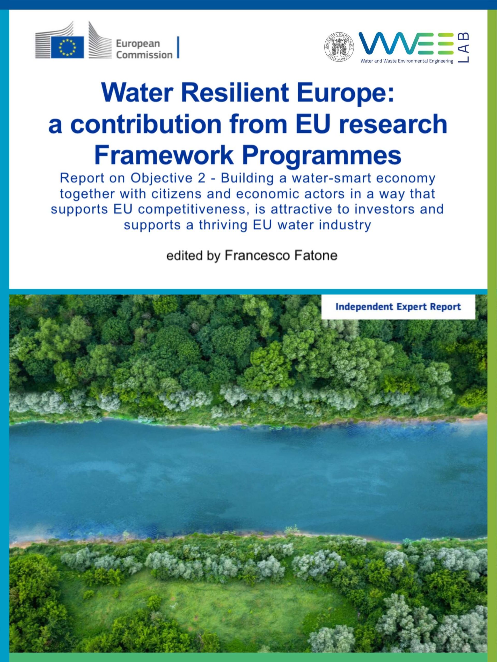 La Direzione Generale Ricerca e Innovazione della Commissione Europea ha pubblicato tre nuovi report che analizzano il contributo dei progetti europei alla Water Resilience Strategy. Tra i rapporteurs incaricati figura il Prof. Francesco Fatone dell’Università Politecnica delle Marche, responsabile dell’Objective 2 dedicato alla costruzione di un’economia water-smart. I report esaminano 222 progetti su ecosistemi acquatici, agricoltura, gestione urbana, strumenti digitali, governance ed efficienza idrica. Una base scientifica fondamentale per definire le priorità europee verso la water resilience entro il 2050