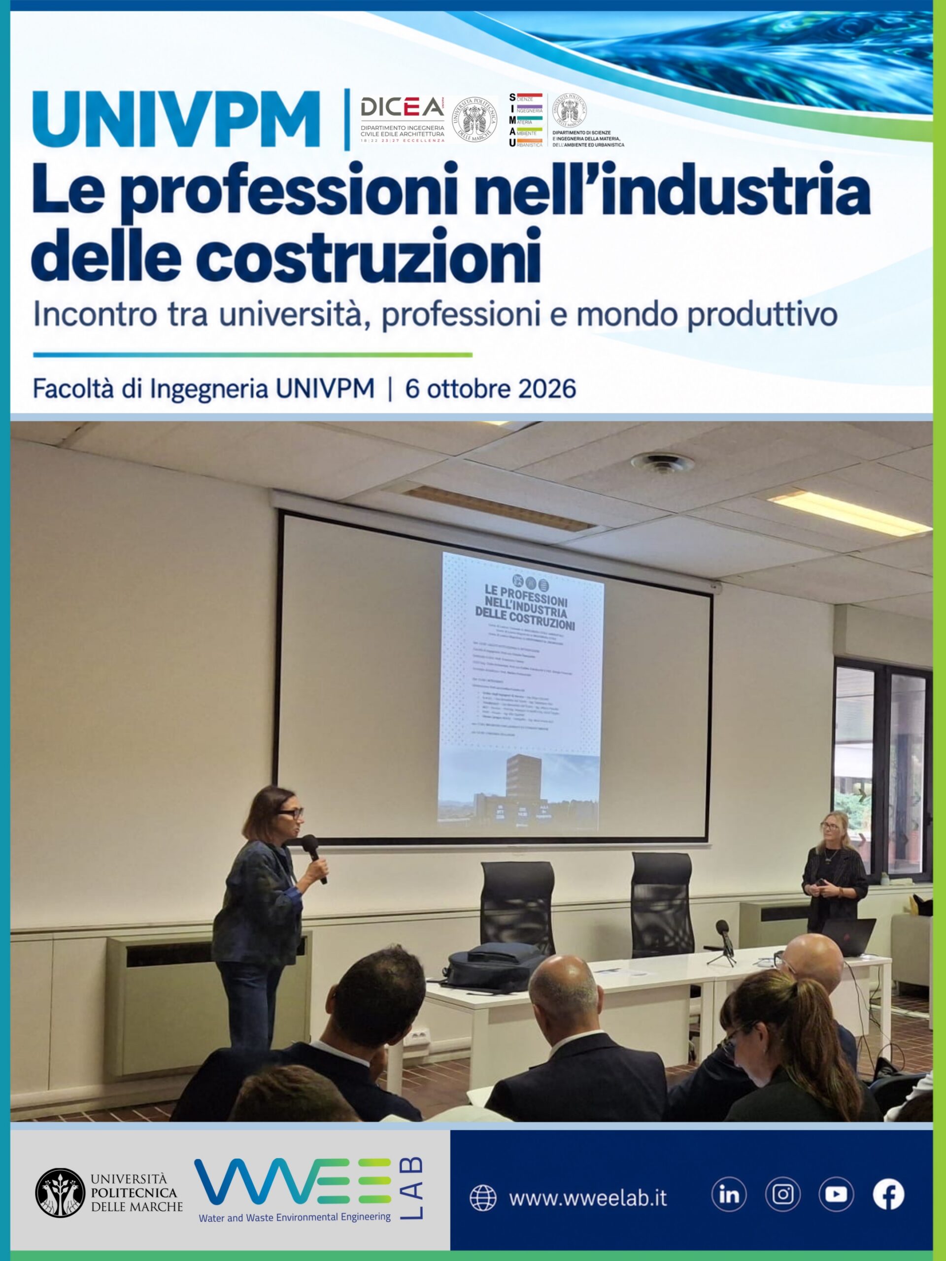 Le professioni nell’industria delle costruzioni alla Facoltà di Ingegneria UNIVPM