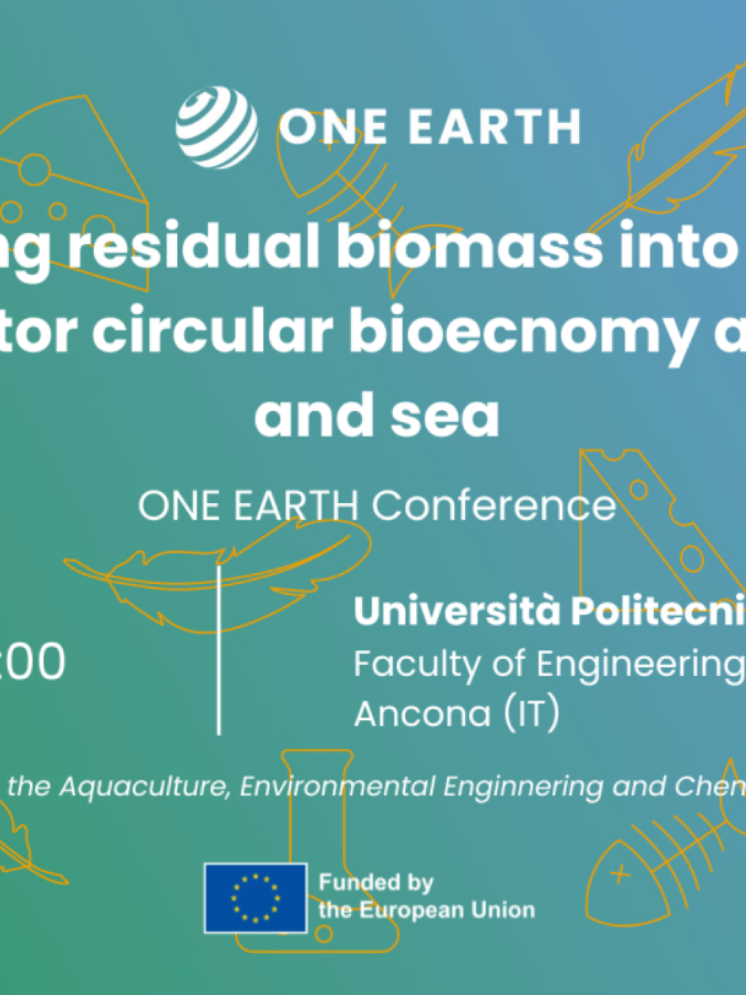 ONE EARTH Conference 2026 Ancona bioeconomia circolare e valorizzazione biomasse residuali