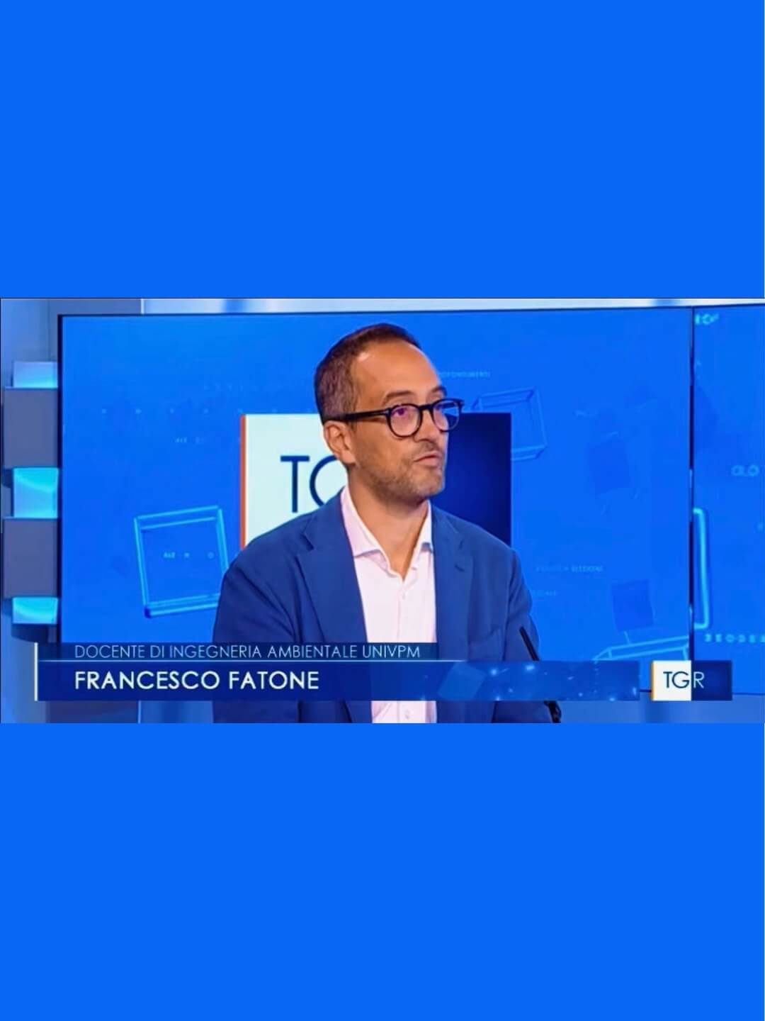 Prof. Francesco Fatone al TG3 Marche sulla crisi del riciclo delle plastiche